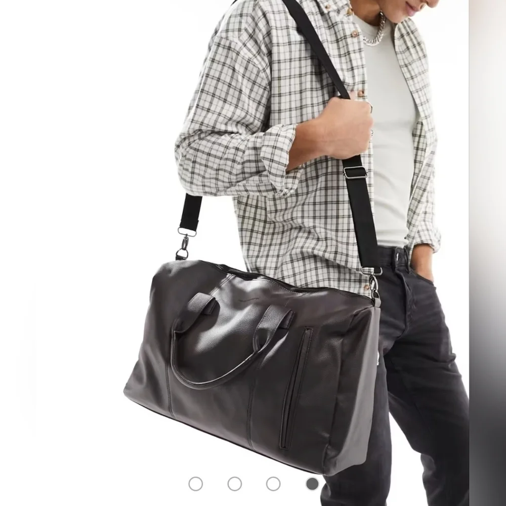French Connection Dark Brown Duffel Bag